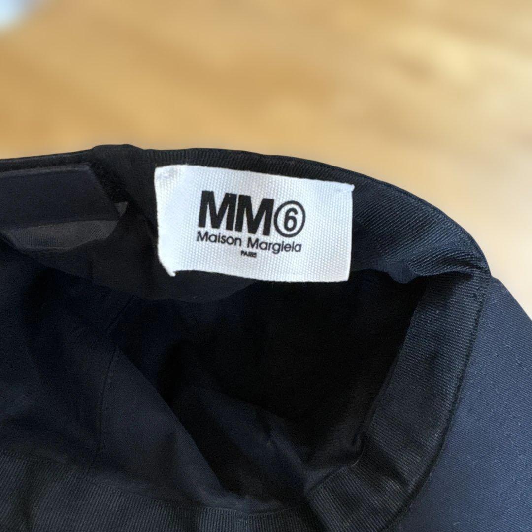 MM6 メゾンマルジェラ　ベースボールキャップ　黒