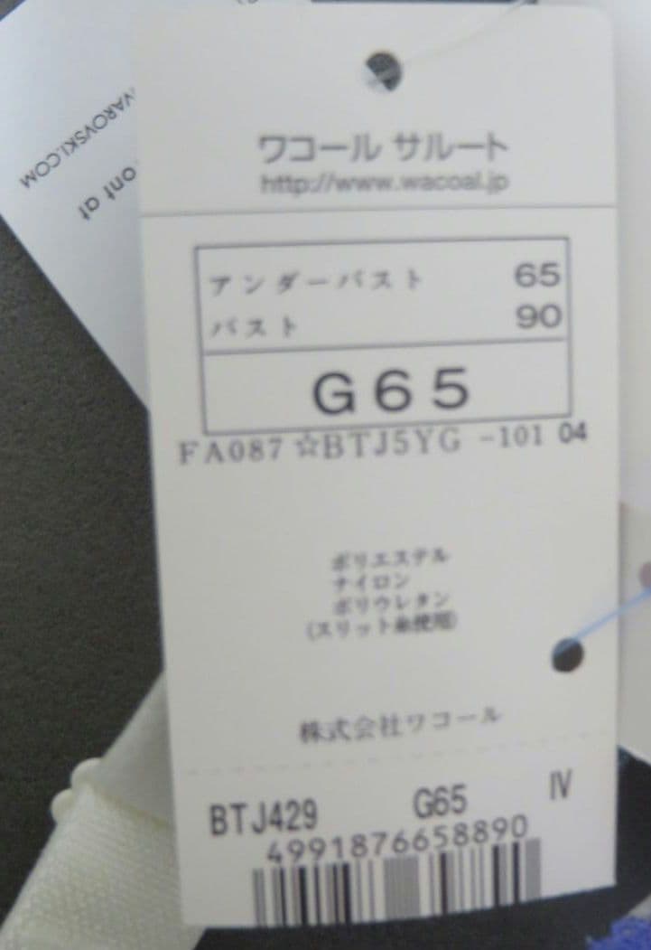 サルート29G ブラジャーG65 ボーイレングスショーツM 店舗限定商品