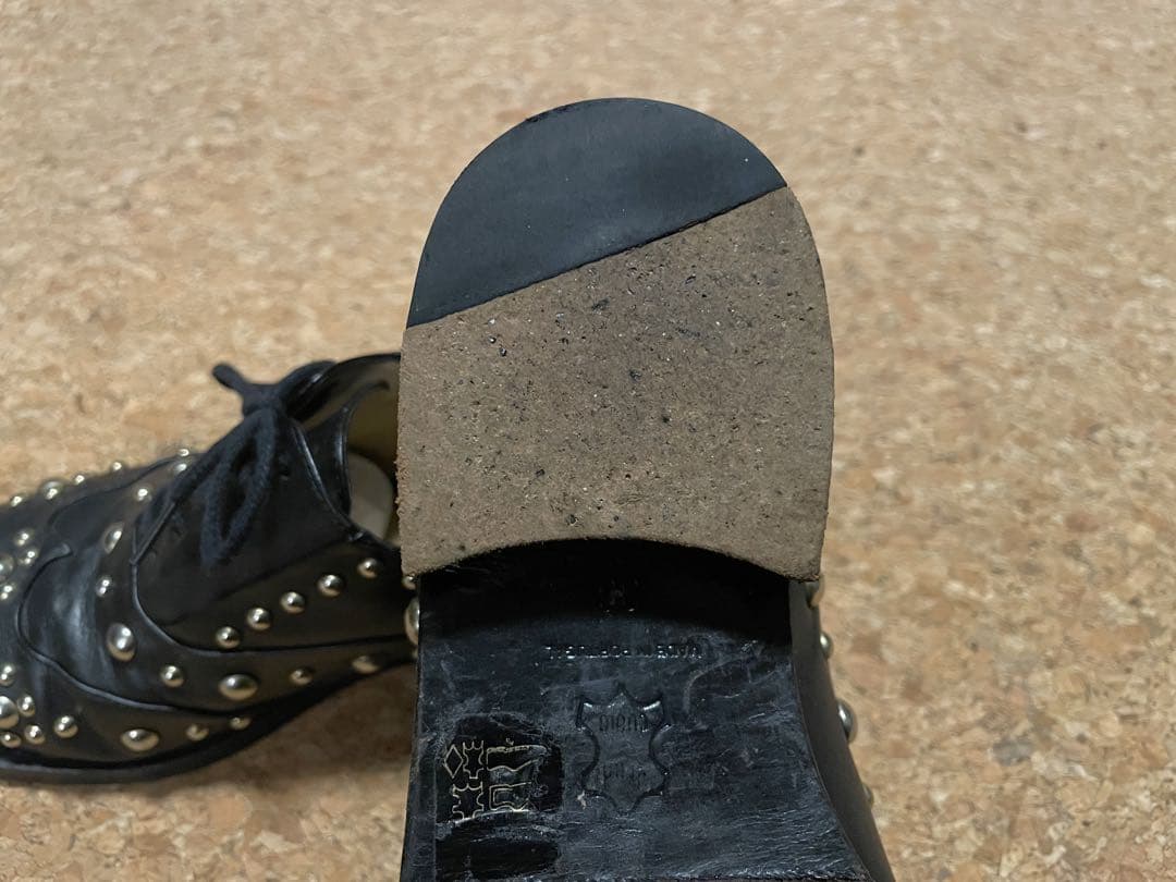 MOSCHINO ハート スタッズ レザー シューズ / モスキーノ