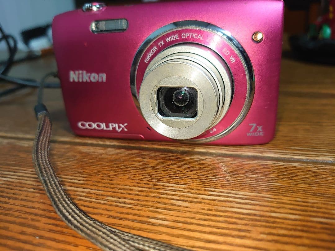 Nikon COOLPIX デジタルカメラ ピンク S3500 動作品