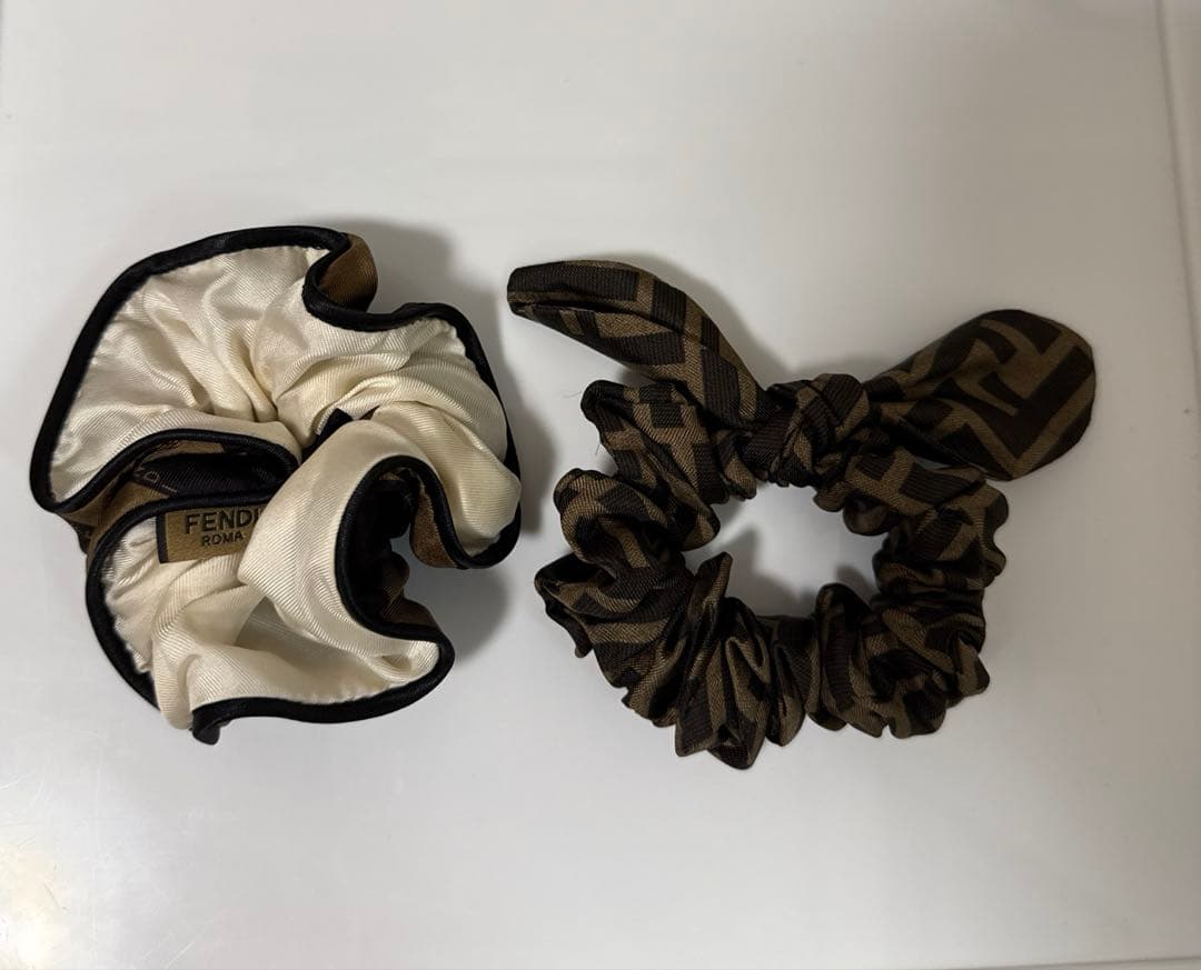 FENDI シルク へアバンド2点セット