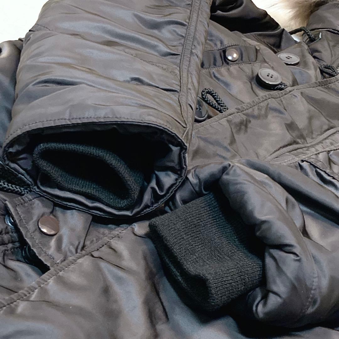 希少　アルファインダストリーズ　Ｌ　ブラウン　ミニタリージャケット　N-3B