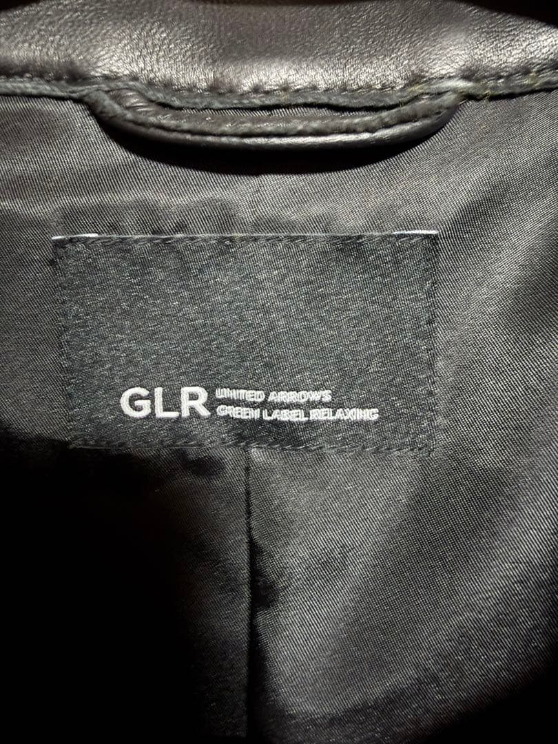 JUSTFIT シープスキンレザー ライダース ブルゾン　XL