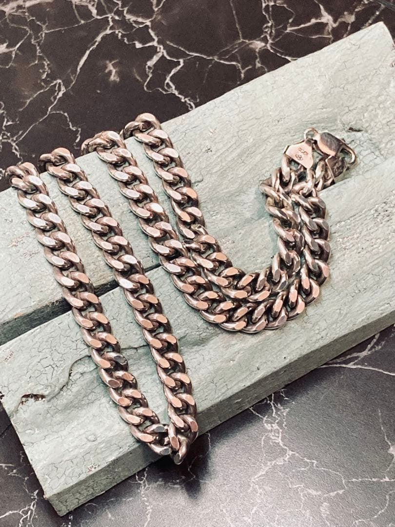 [2-E] Silver925 / 61cm / 116g 喜平 ネックレス