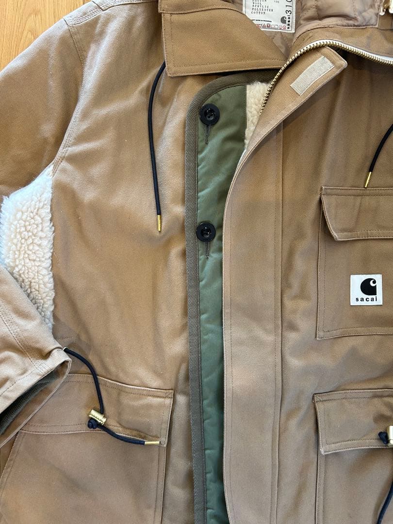 Sacai x Carhartt FW2023/シベリアンパーカ　極上