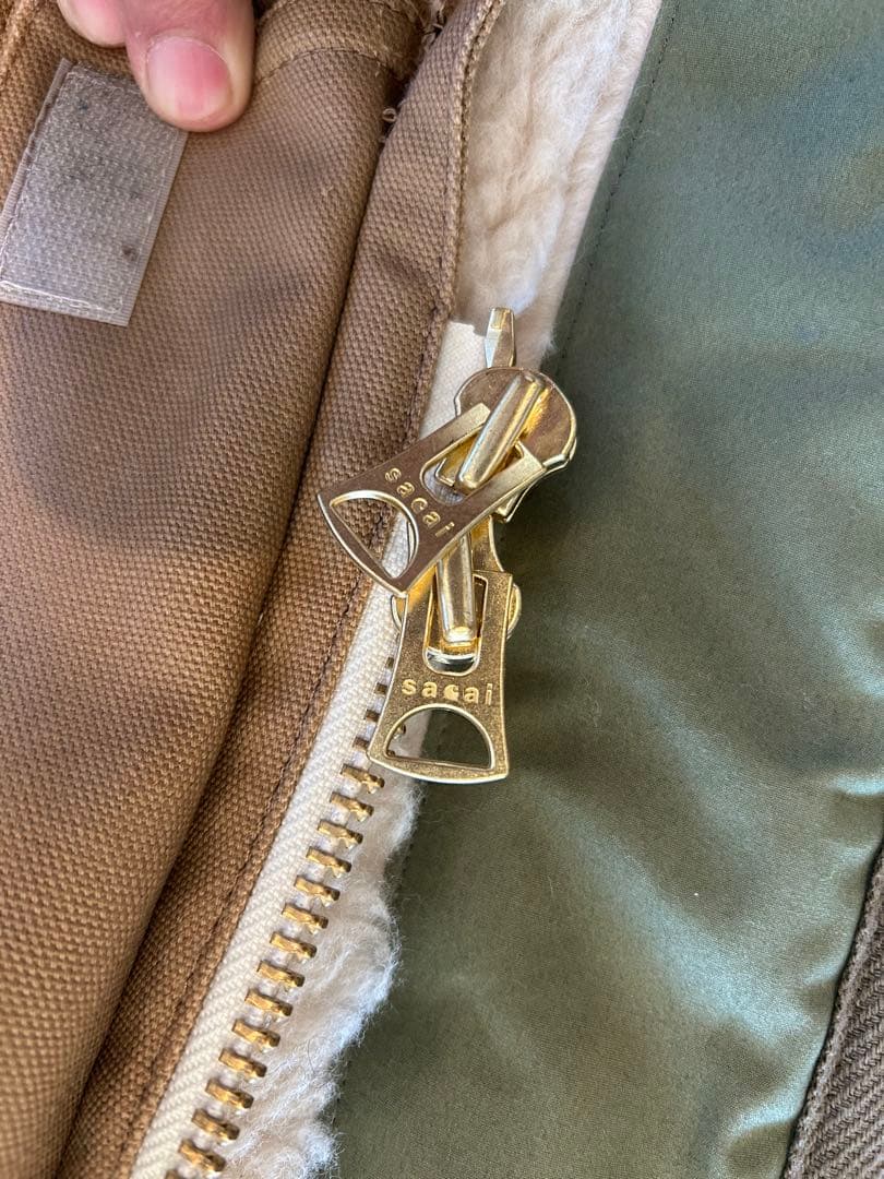 Sacai x Carhartt FW2023/シベリアンパーカ　極上