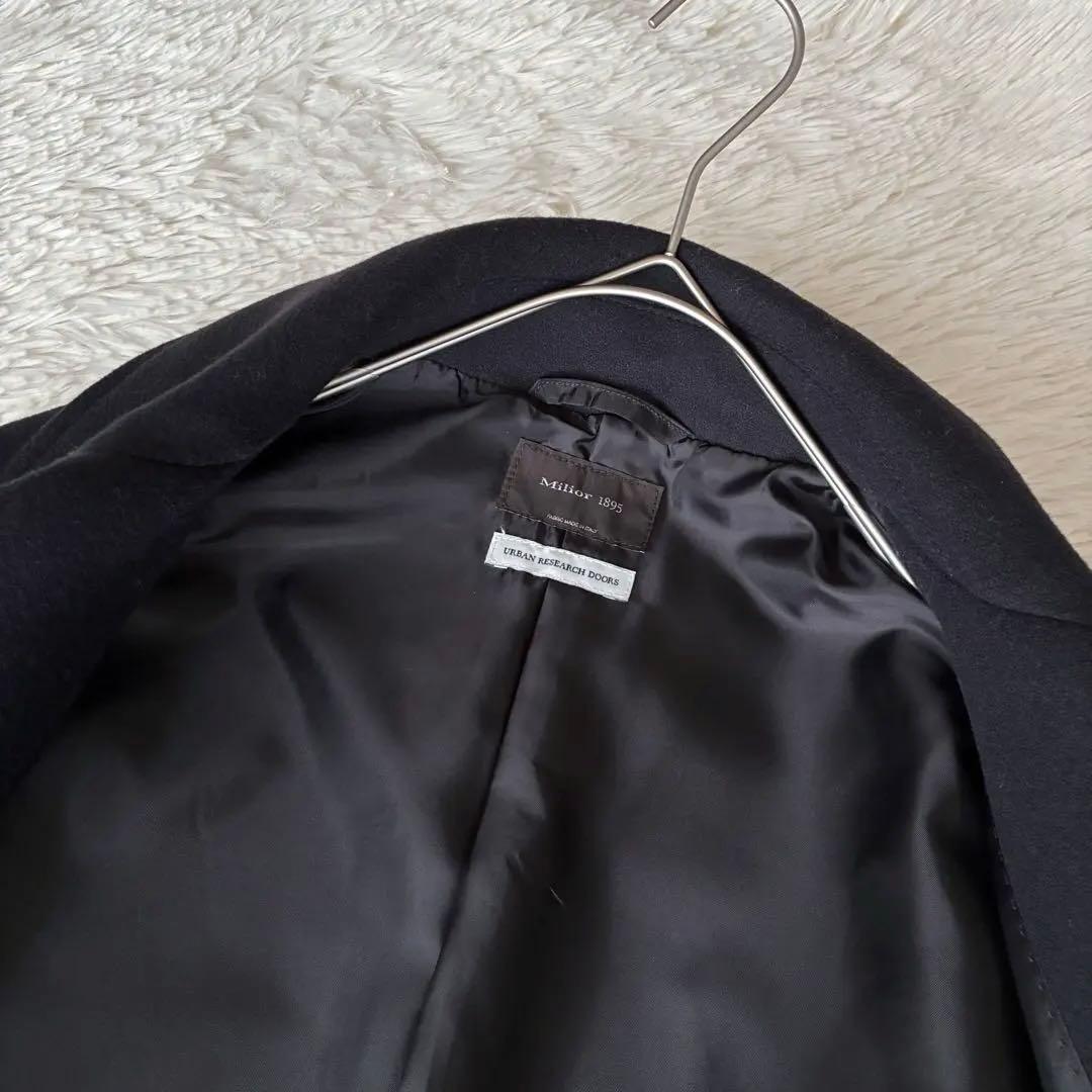 URBAN RESEARCH DOORS オーバーバルマカンコート　ネイビー