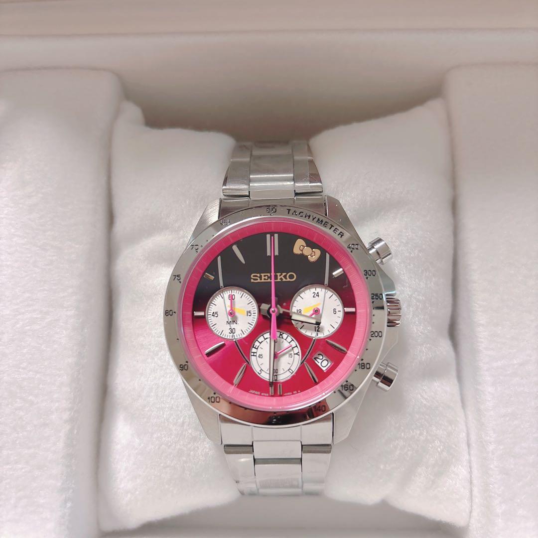 SEIKOハローキティ新幹線ウォッチ500系新幹線25周年記念　時計