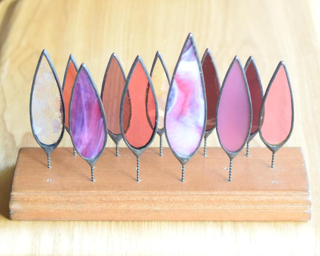 ベティ・木立ち　ステンドグラス(STG179①,179②)