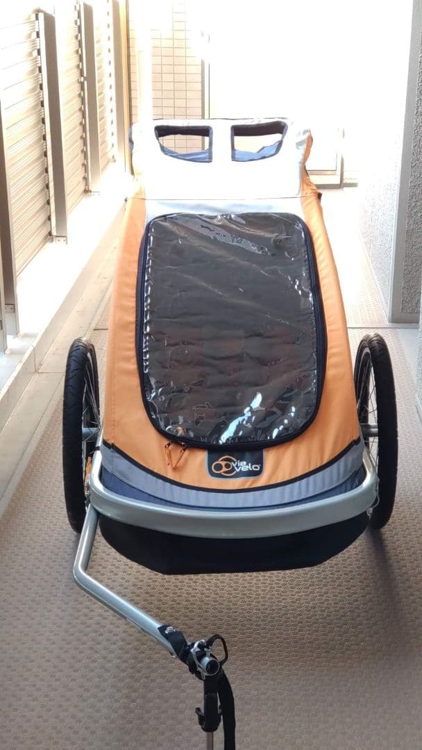 Via Velo チャイルドトレーラー（コストコ購入・ヒッチコネクター3個付き）