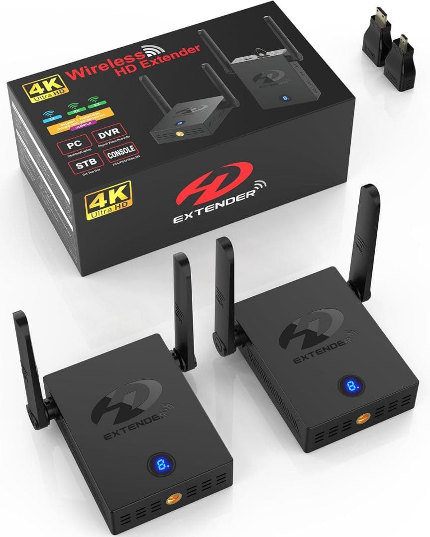 kdkrm254 さま❣️ ワイヤレスHDMI 無線送受信機30HZ デュアル冷却