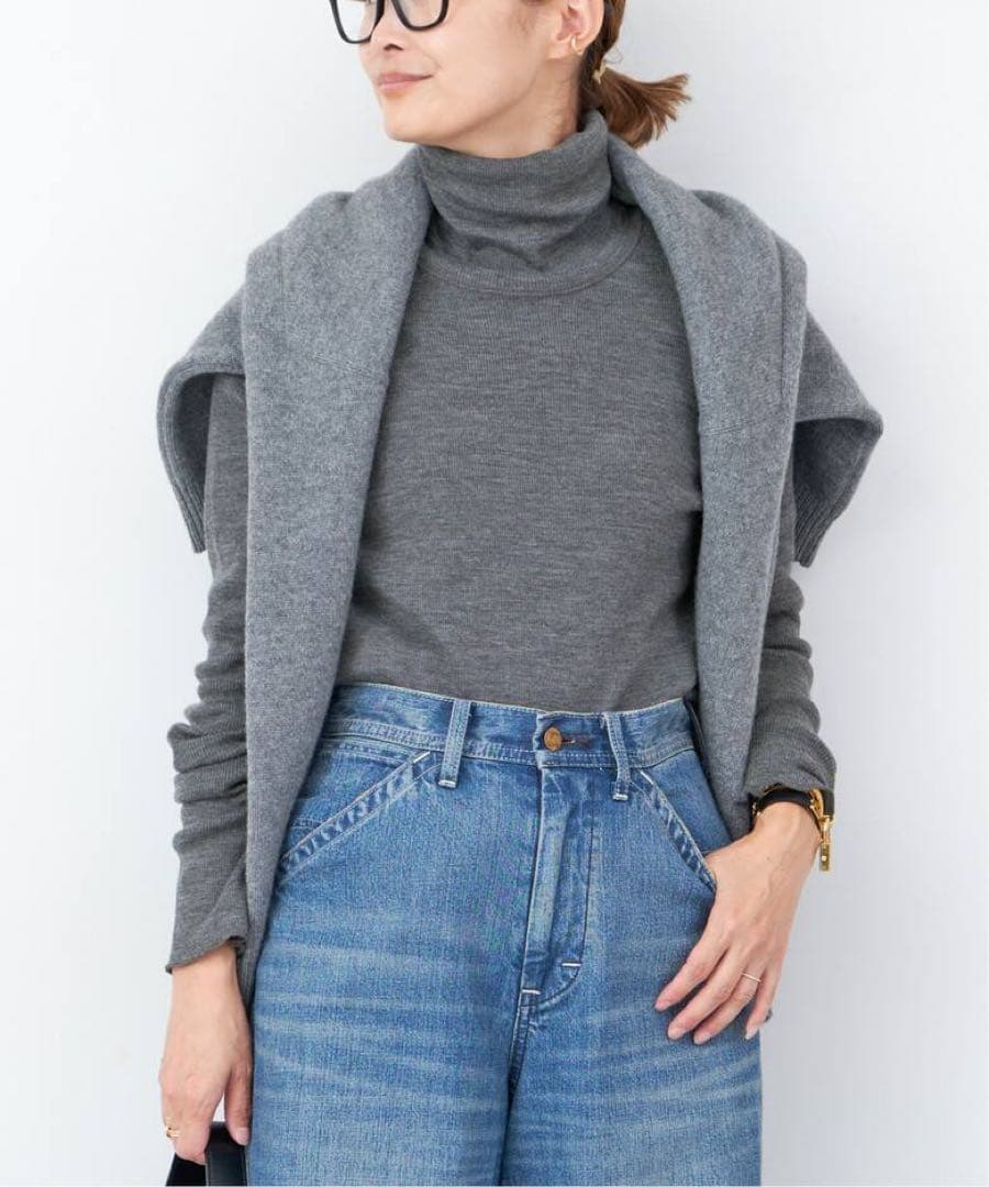 【Deuxieme Classe】*rib タートル グレー