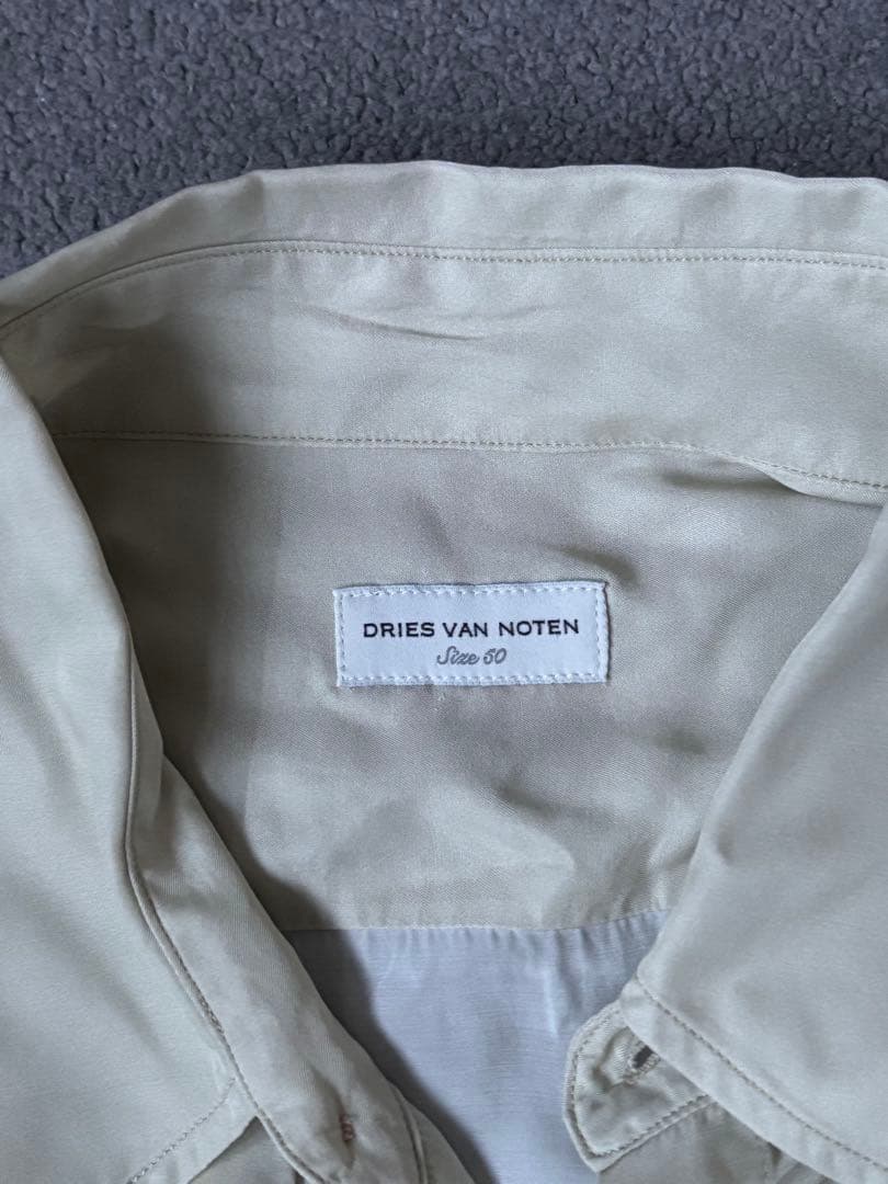 Dries Van Noten ドリスヴァンノッテン 花と鳥プリント 長袖シャツ