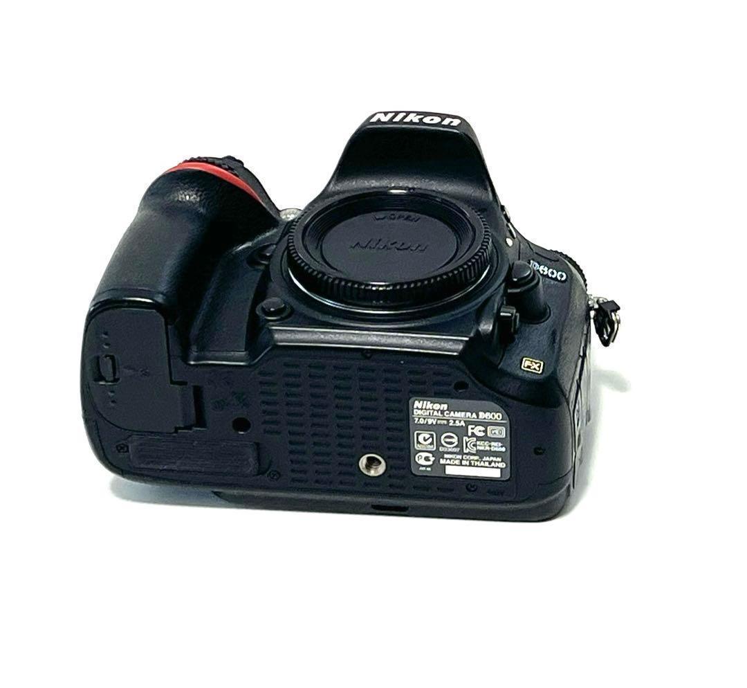 ☆撮影数9250回以下☆Nikon D600ボディのみ　FX機ショット数少＆美品