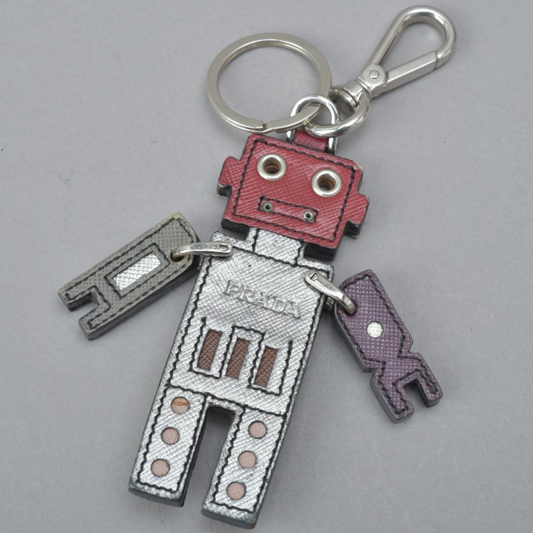 ☺*︎様 美品 PRADA プラダ ロボットチャーム キーホルダー 2AR240
