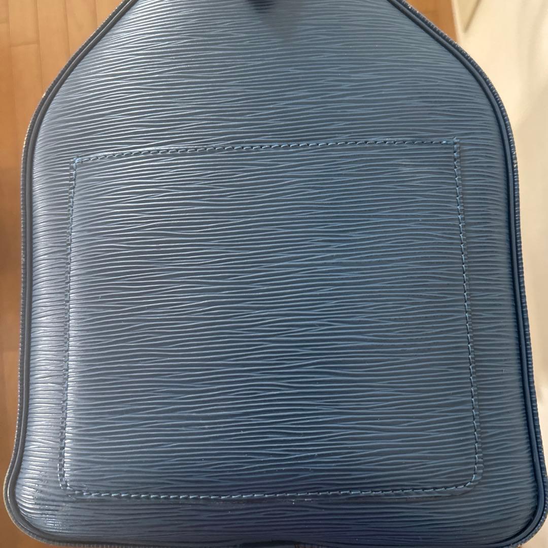 【ルイヴィトン】エピ　ボストンバッグ　青色