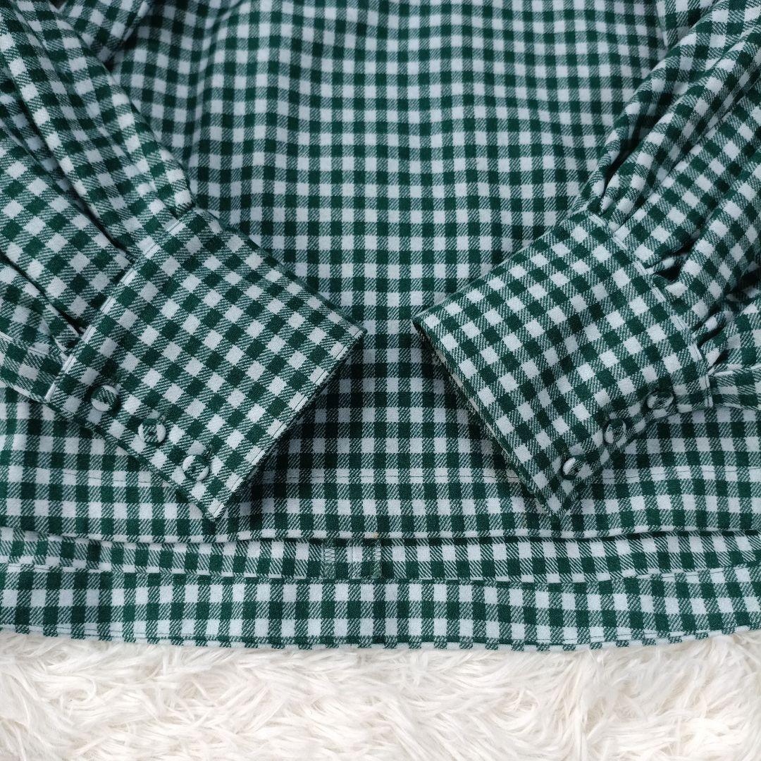 美品✨SHE Tokyo　カシミヤ混　ボリュームスリーブ ボウタイブラウス