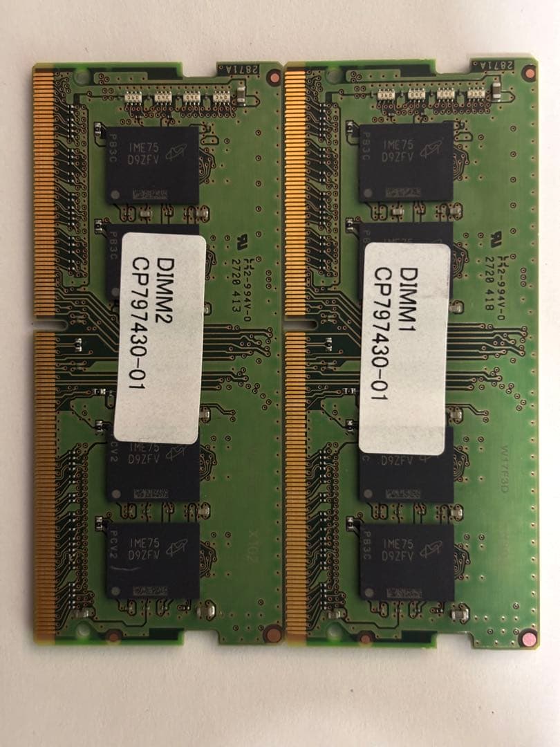 S*）様 PC4-3200AA DDR4 16GB×2 管理番号004