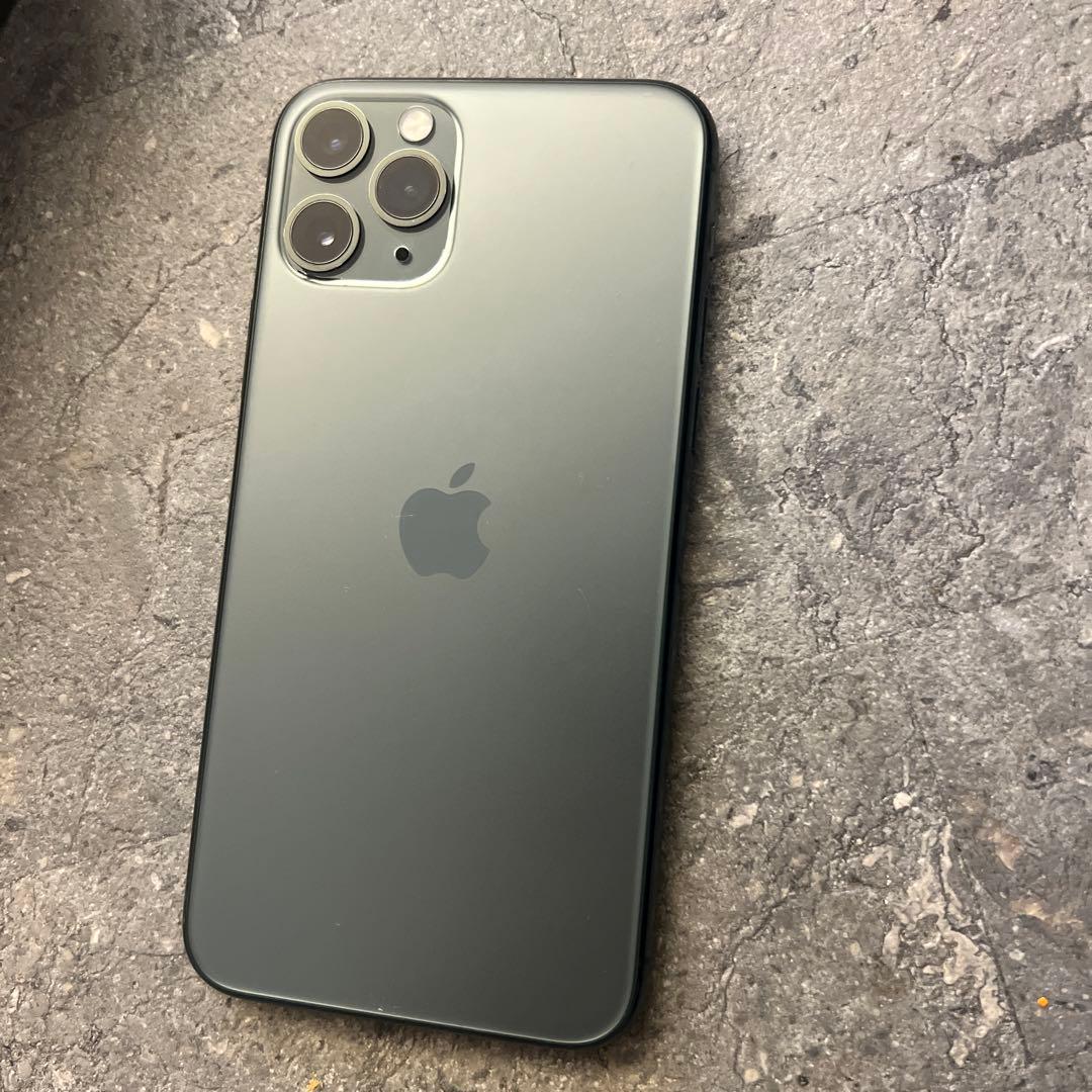 極美❗️iPhone11pro 256GB ミッドナイトグリーン