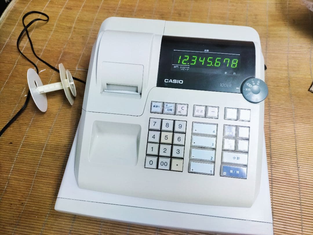 カシオレジスター　100ER　簡単便利特殊　送料込　277288