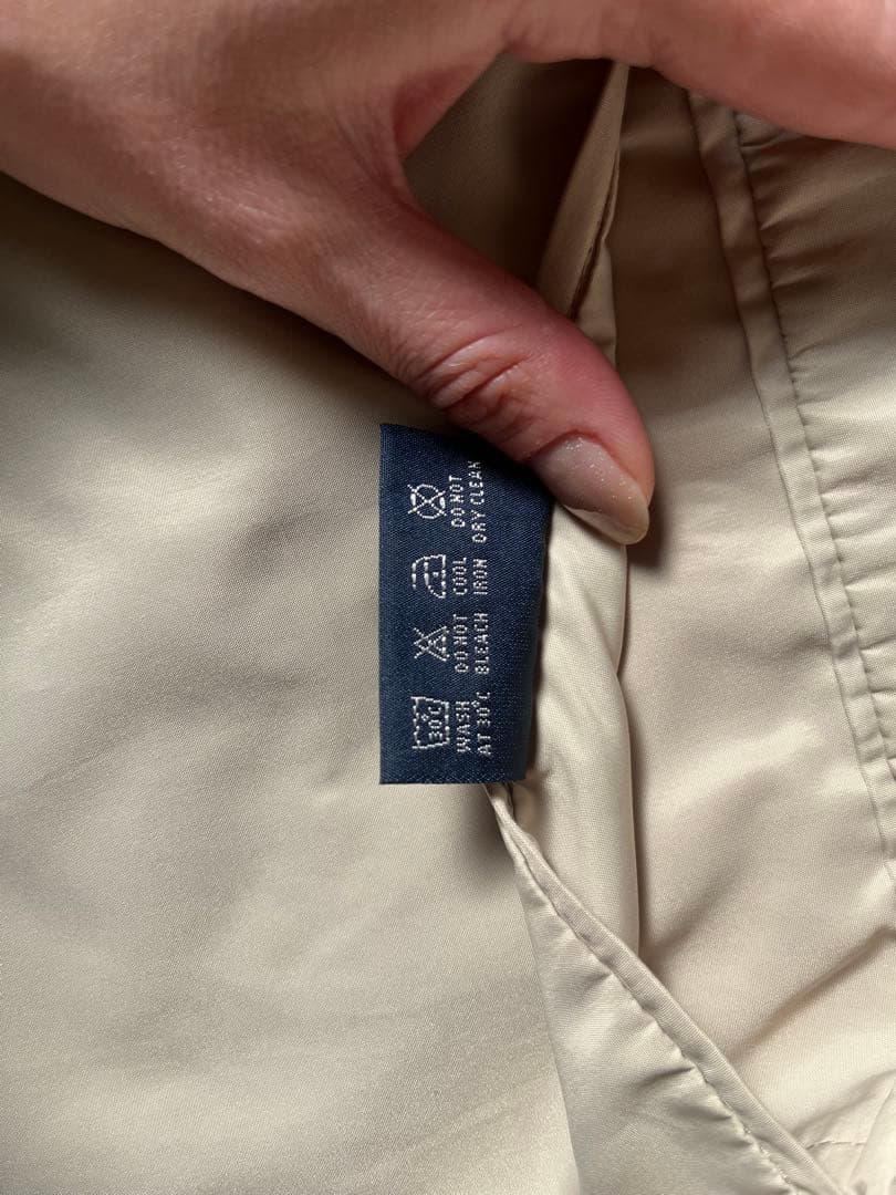 Burberry ベージュジャケット チェック裏地（リュック）