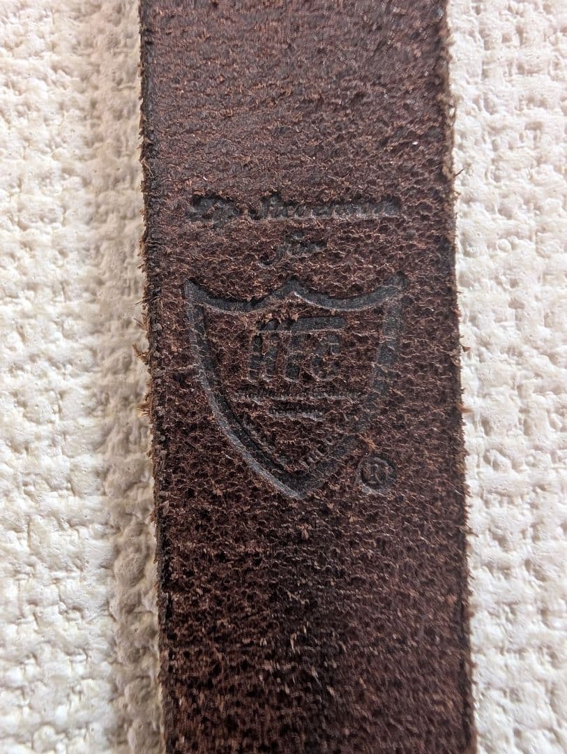 HTC WESTERN BELT エンボス加工フラワーターコイズ32新品未使用品