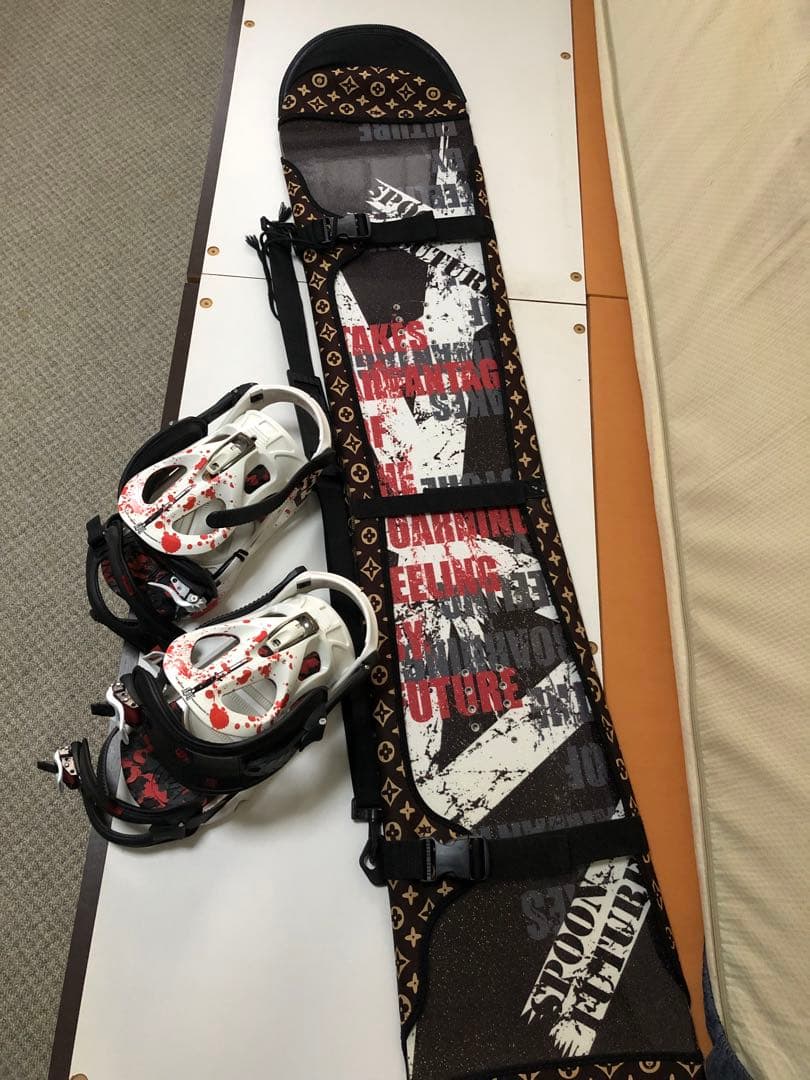 最終値下げスノーボード150㌢　板　ビンディングLセット