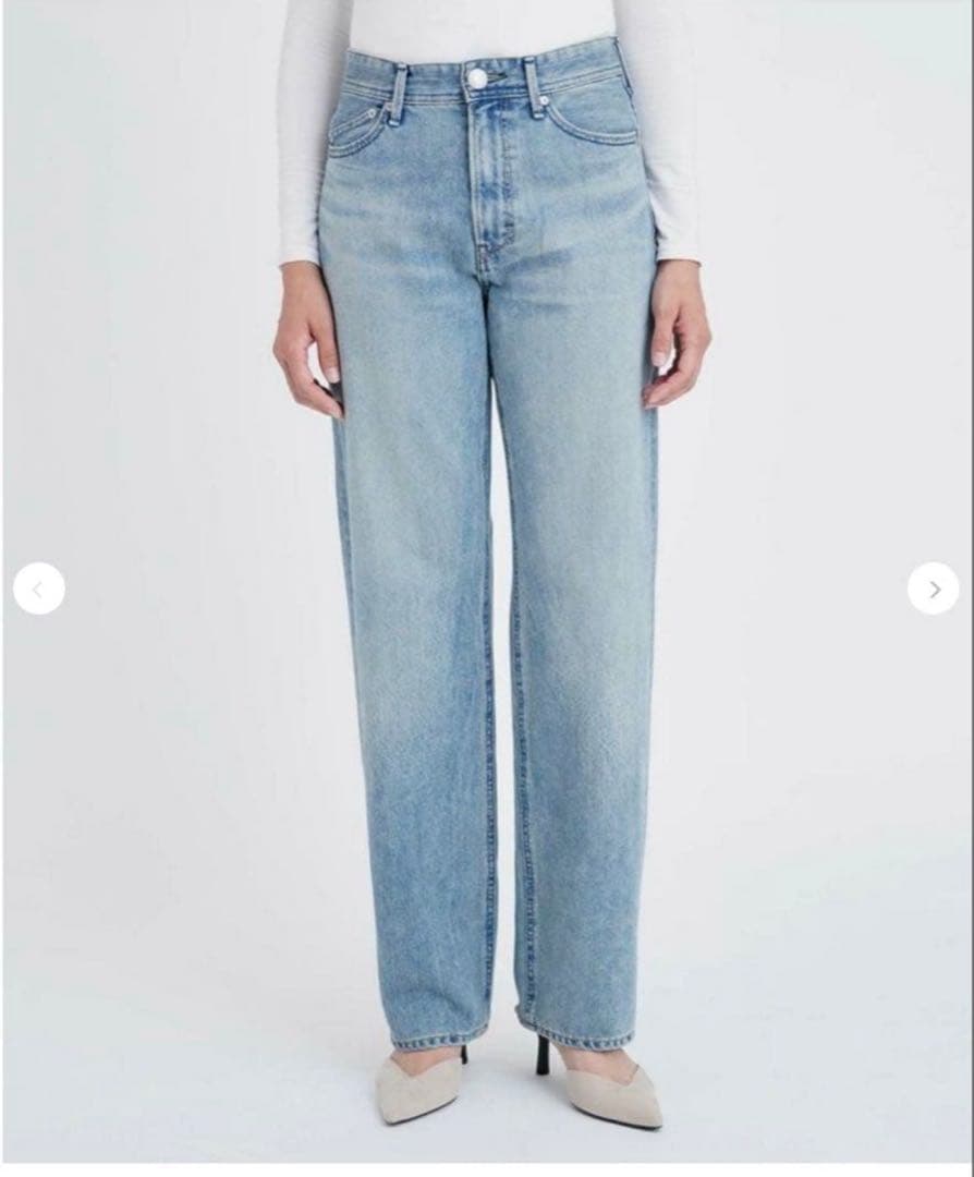 【値下げ】【美品】YANUK ボーイズストレート\"LEA\" / TVS 23