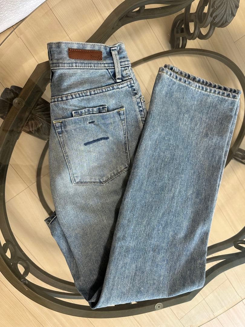 【値下げ】【美品】YANUK ボーイズストレート\"LEA\" / TVS 23