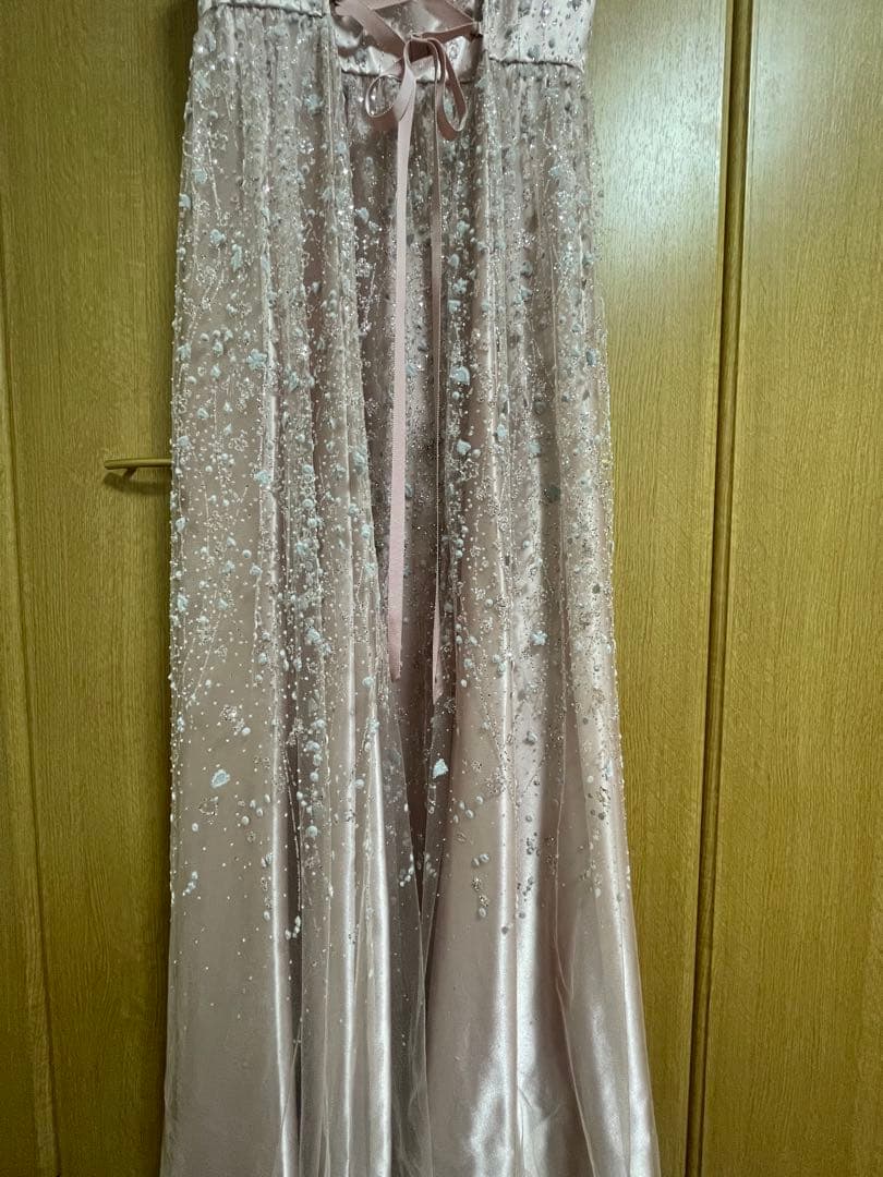 エメ　ロングドレス　ピンクチュール