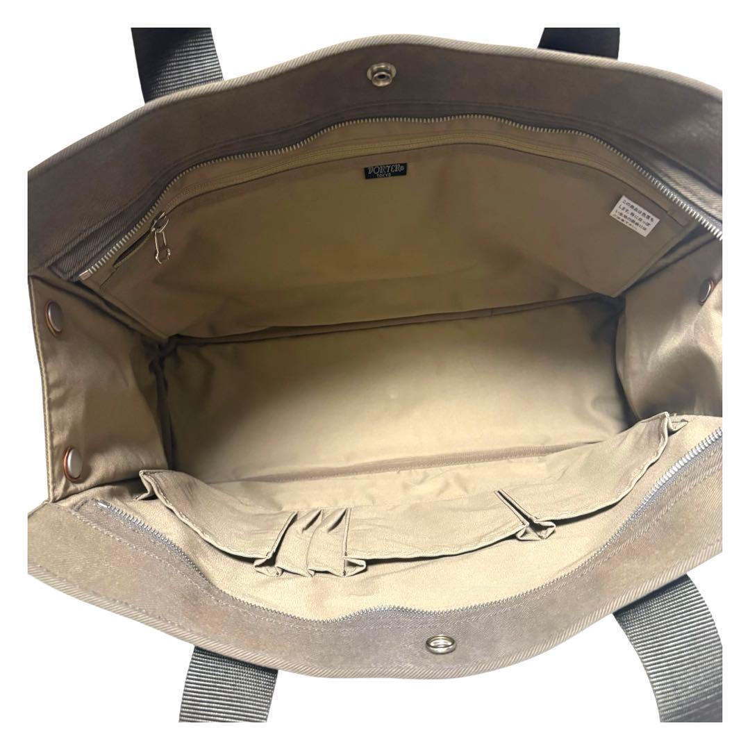 PORTER ROOT ルート トートバッグ オリーブ A4収納可 吉田カバン