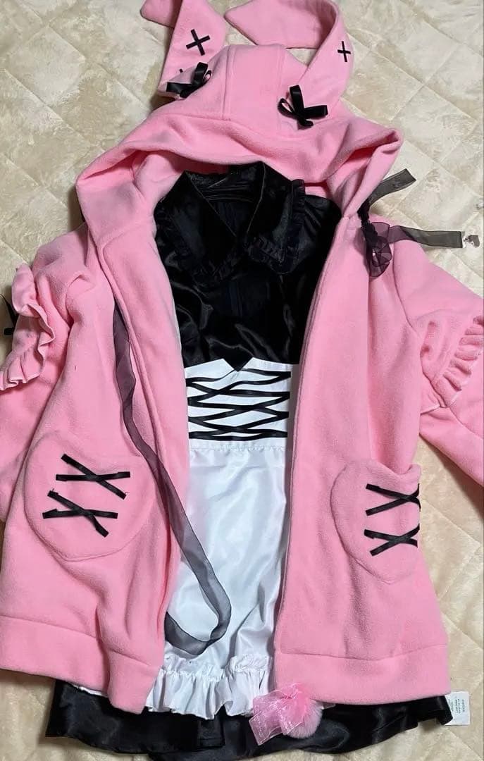 【️限定値下げ】にじさんじ 魔界ノりりむ コスプレ メイド衣装 ウィッグ付き