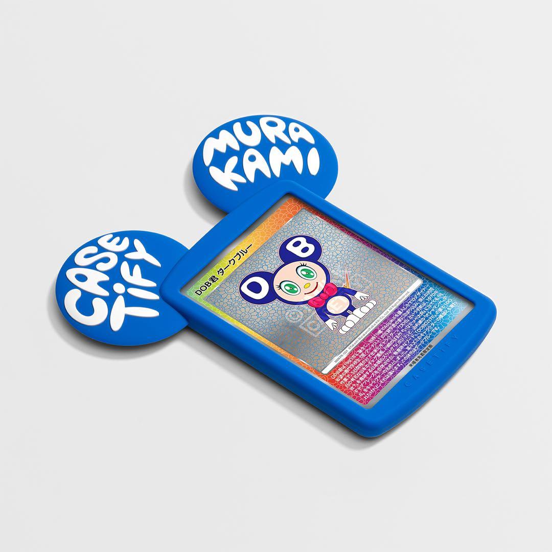 村上隆　casetify トレーディングカードホルダー ブルー
