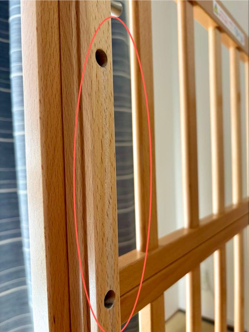 【美品】ヤマサキベビーベッド ハイタイプ ツーオープン レギュラーサイズ