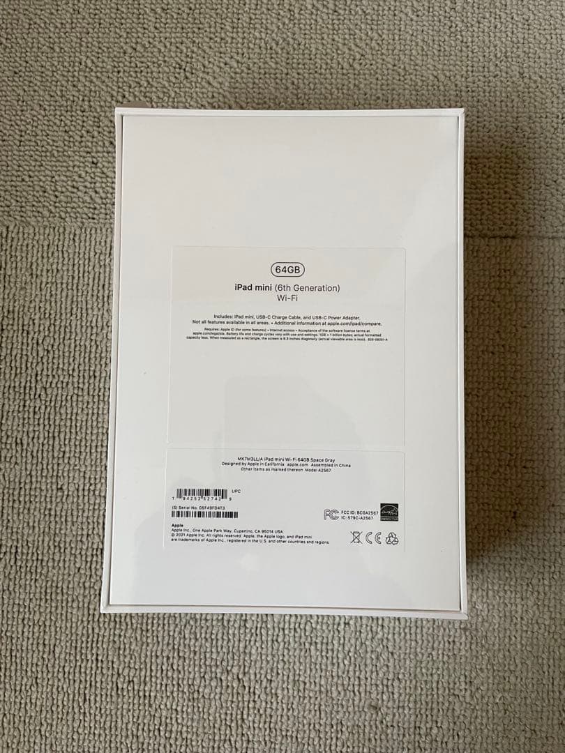 Apple iPad mini6 本体 WiFiモデル 欧米版