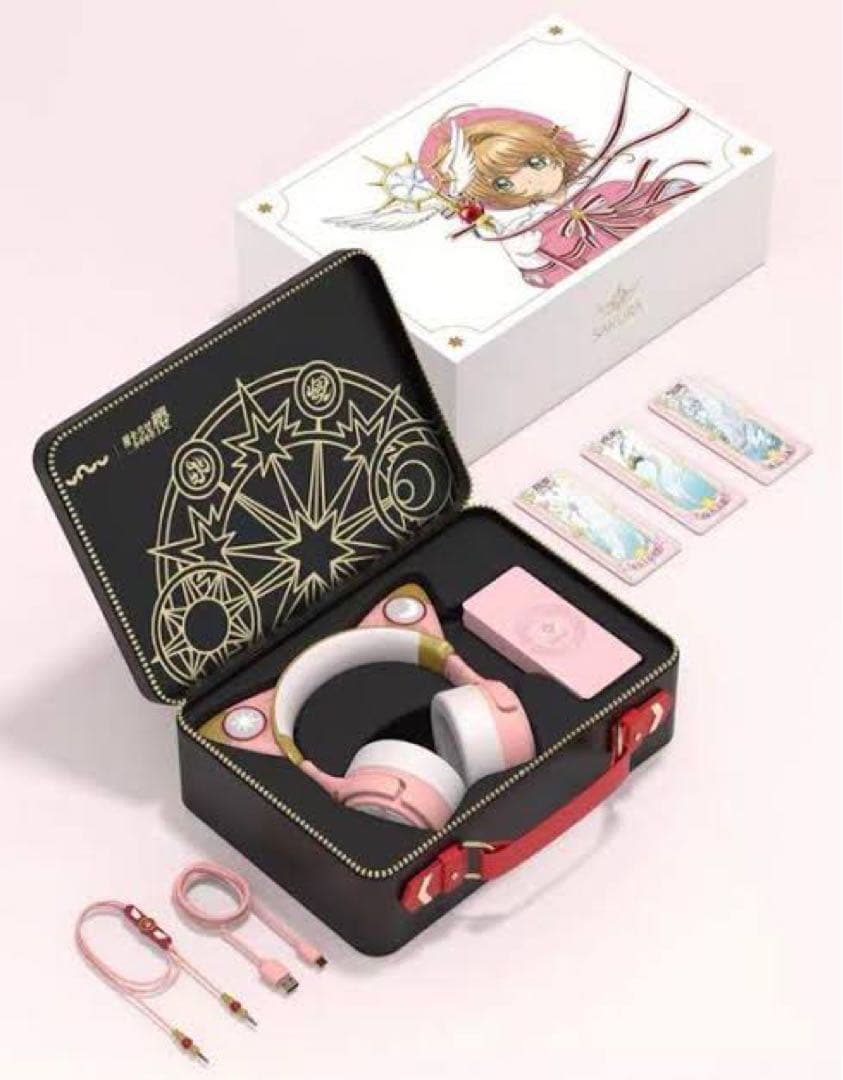 中国限定 yowu カードキャプターさくら 公式グッズ 猫耳ヘッドホン