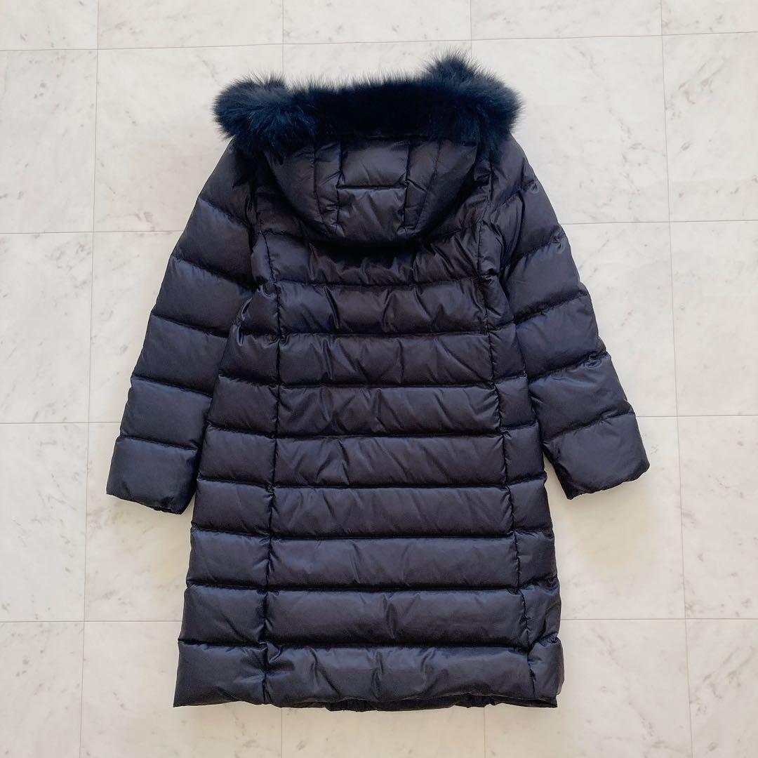 ビーミングバイビームスプラチナム　FOXファー タフタ ロングダウンコート