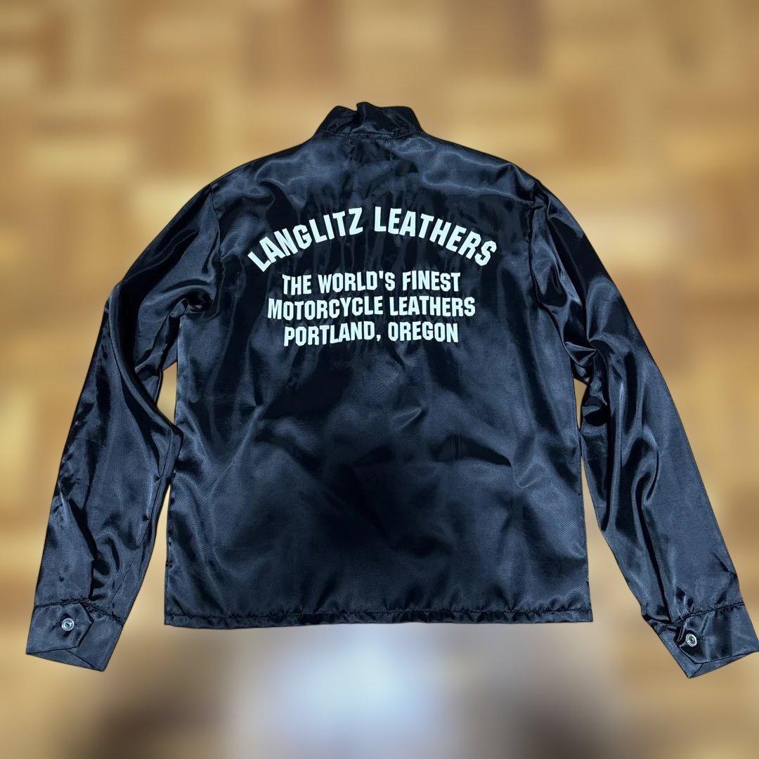 ラングリッツレザー　ナイロンジャケット