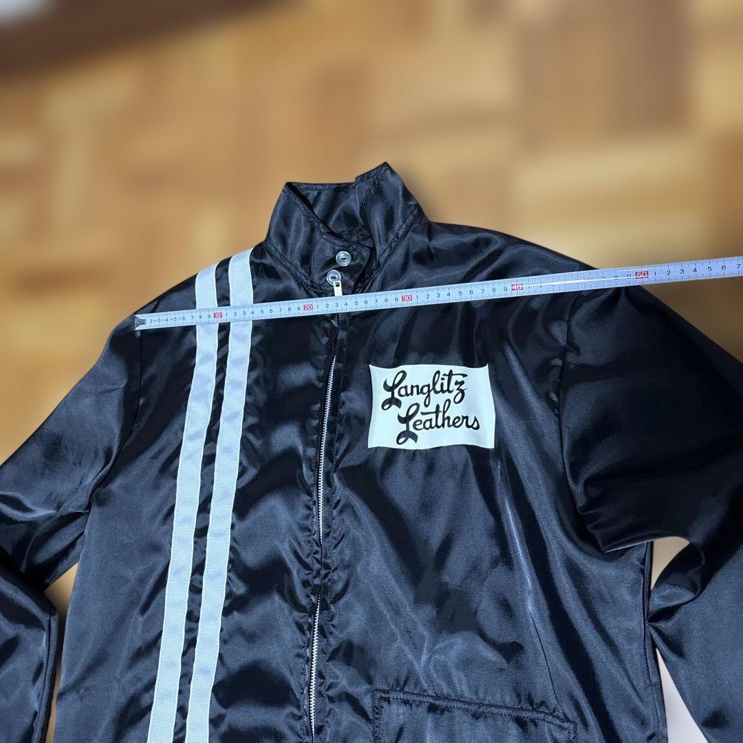 ラングリッツレザー　ナイロンジャケット