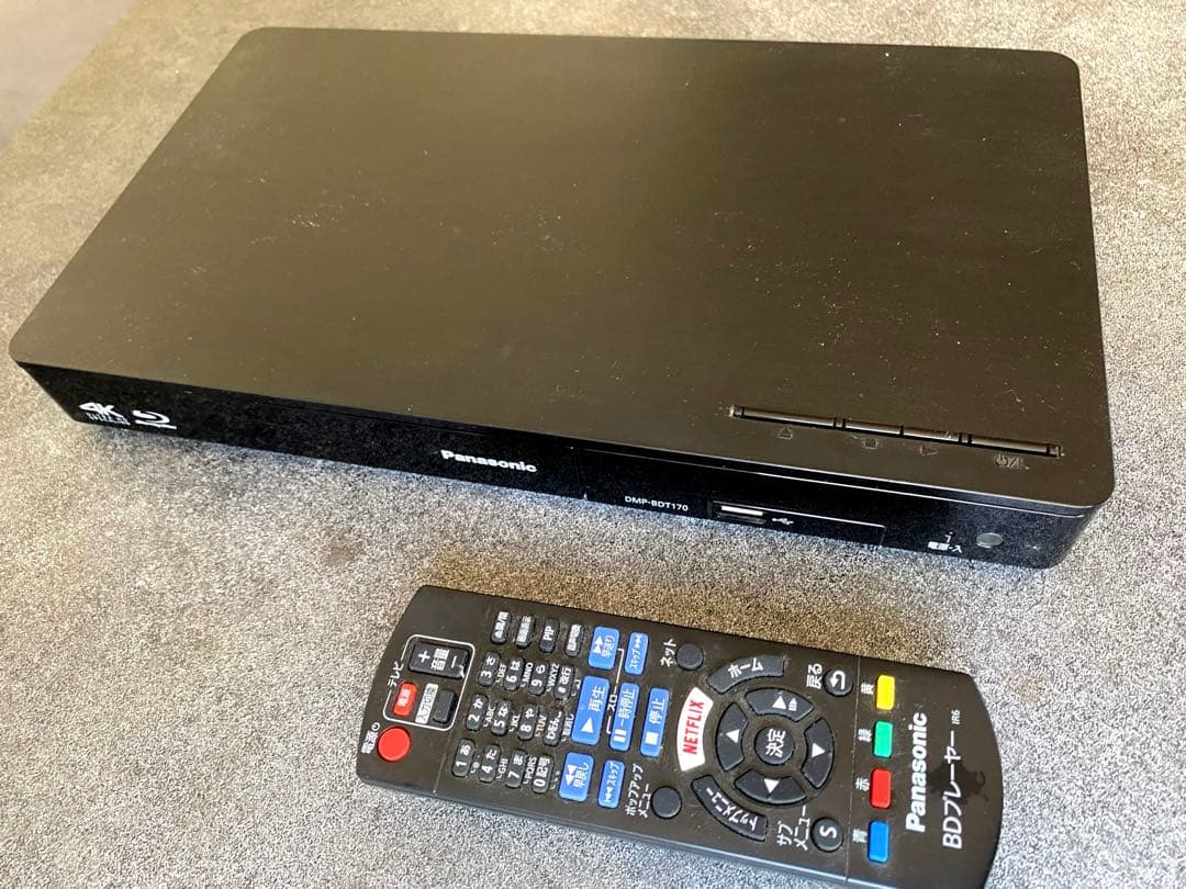 最終！パナソニック ブルーレイディスクプレーヤー 4K DMP-BDT170-K