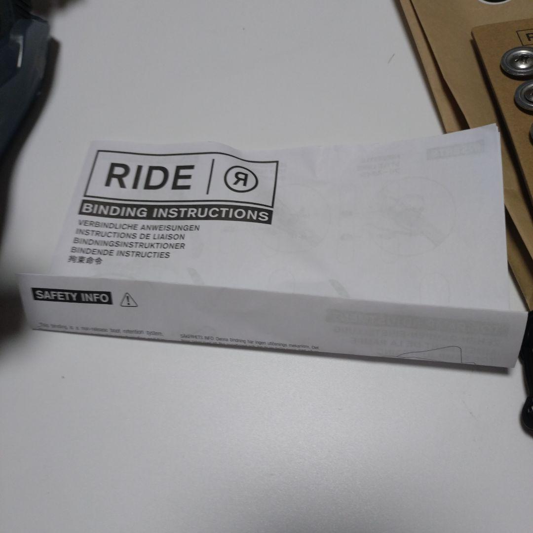 ぷぷぷさん専用Ride スノーボード　ビンディング 　ブラック　c4