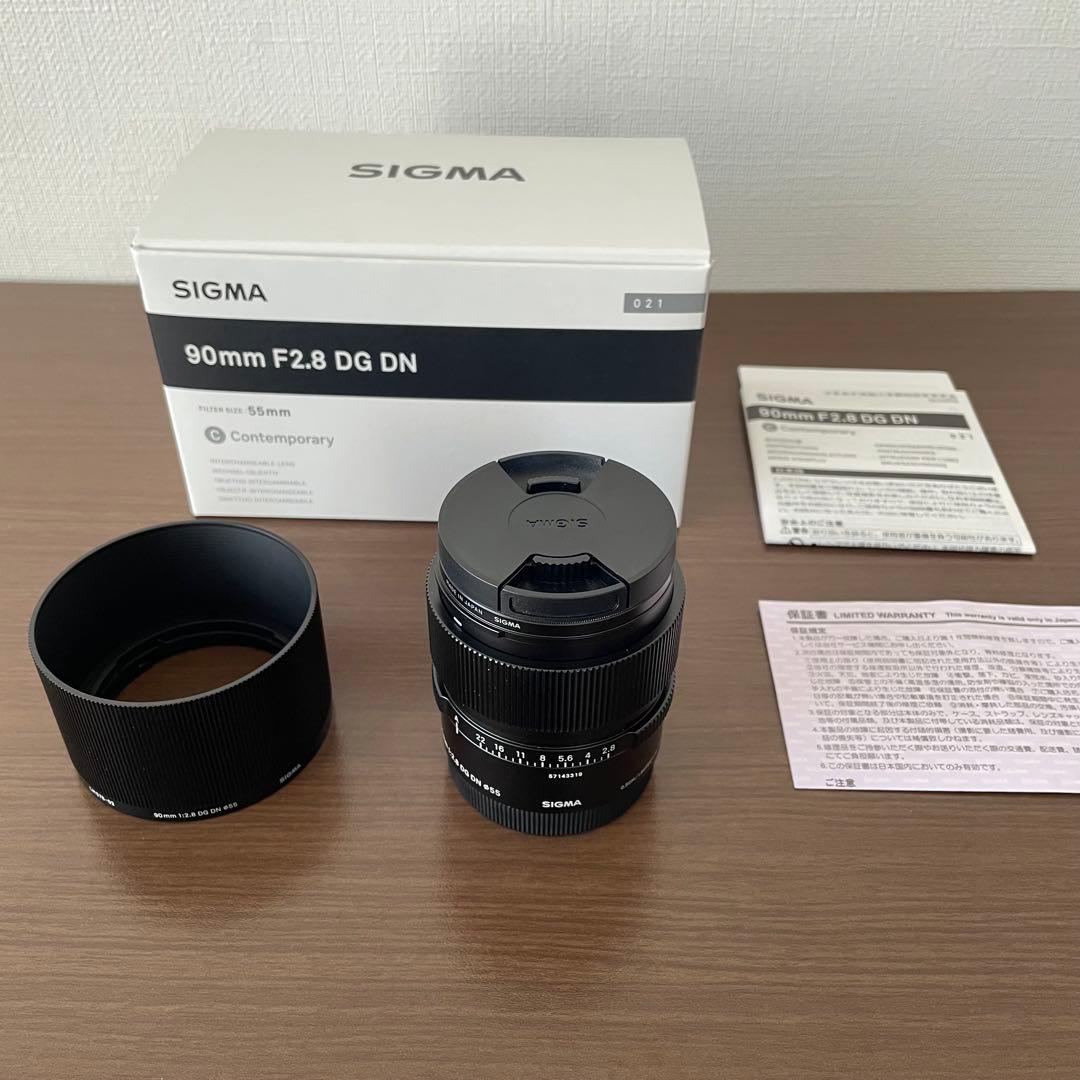 【美品】SIGMA シグマ 90mm F2.8 DG DN ソニーE用