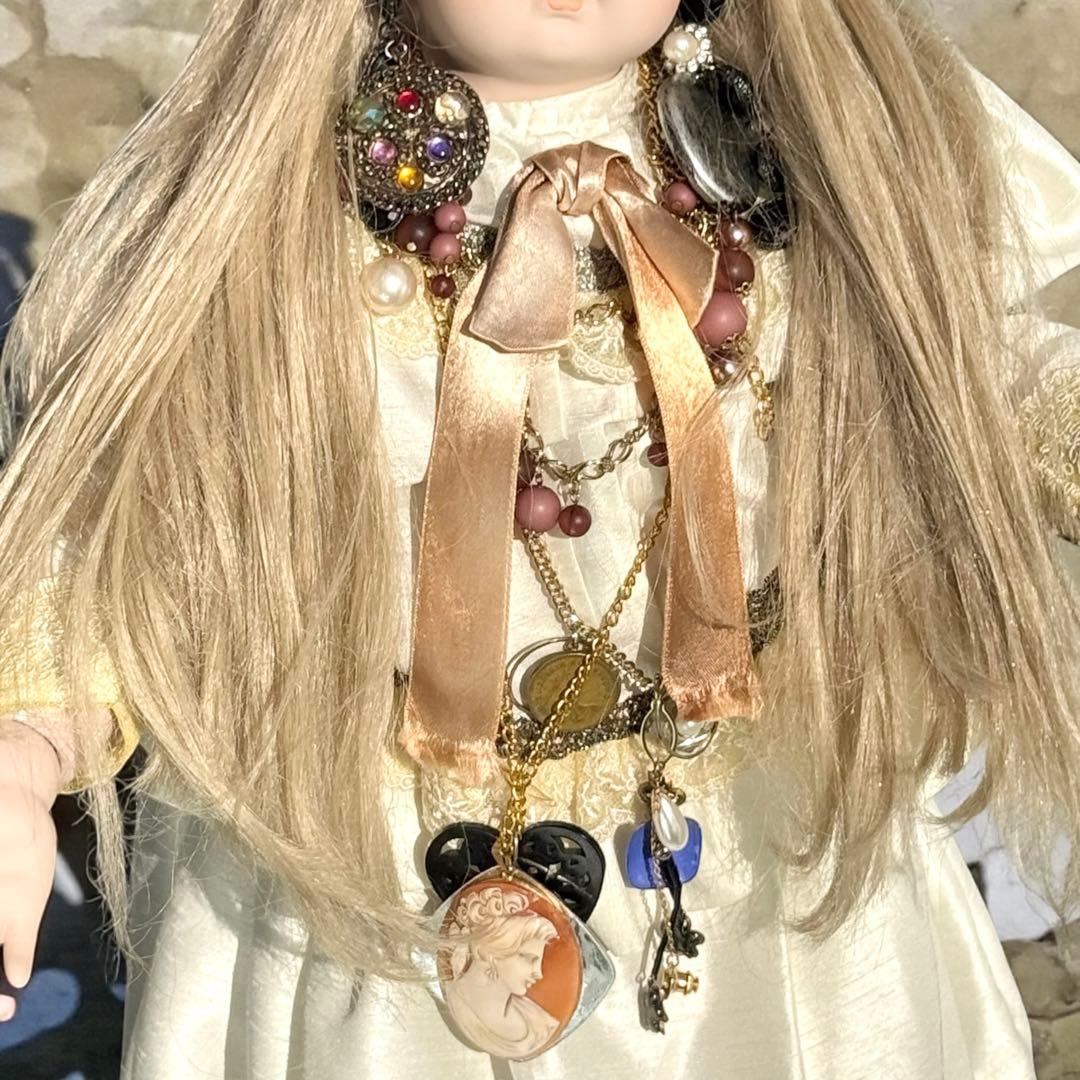 焼きみかん ウエディング ビスクドール ジュモー 幸せを運ぶ人形