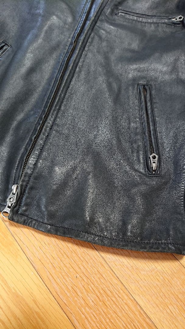 Avirex シングルライダースジャケット XL ブラック