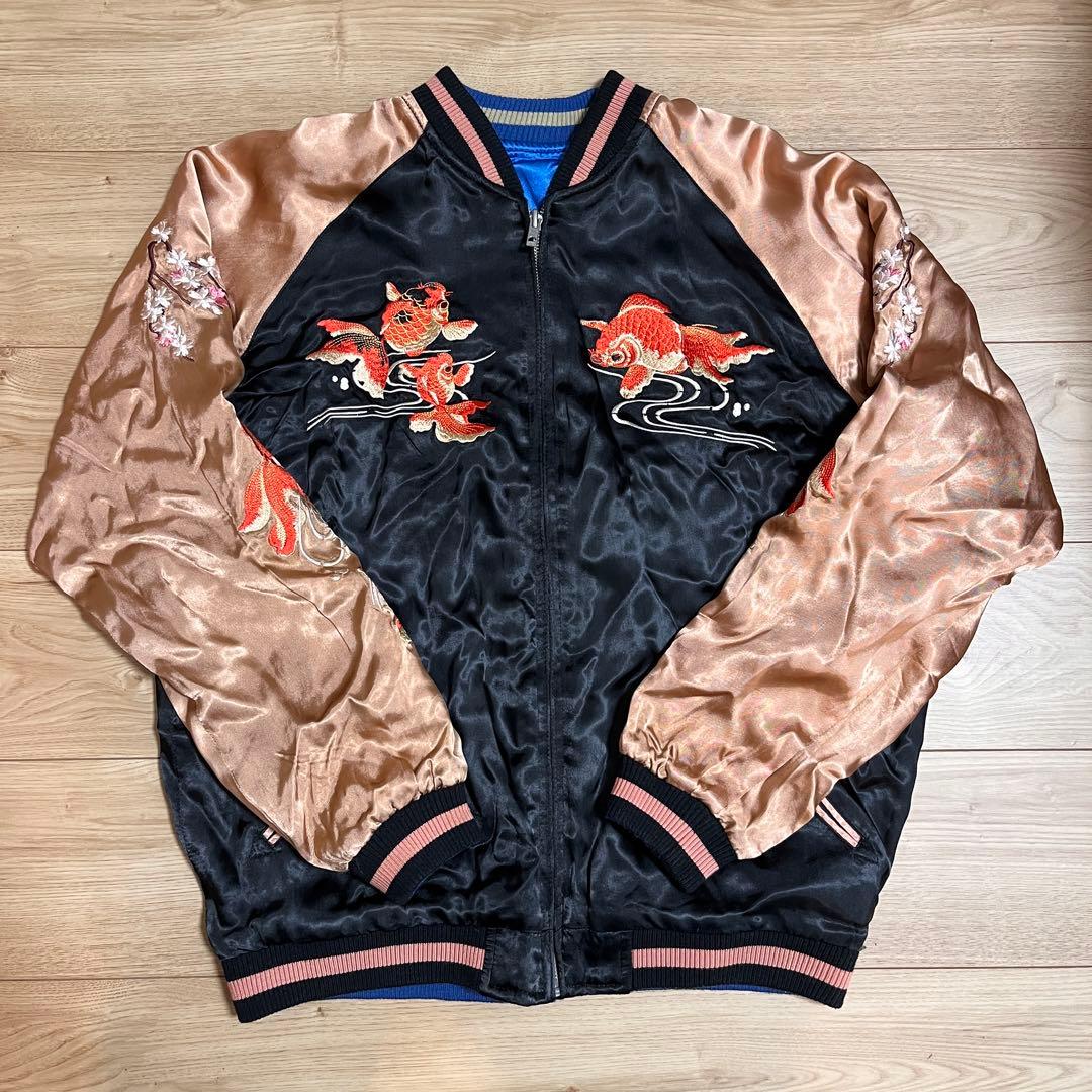 花旅楽団　金魚 桜 スカジャン スイッチプランニング