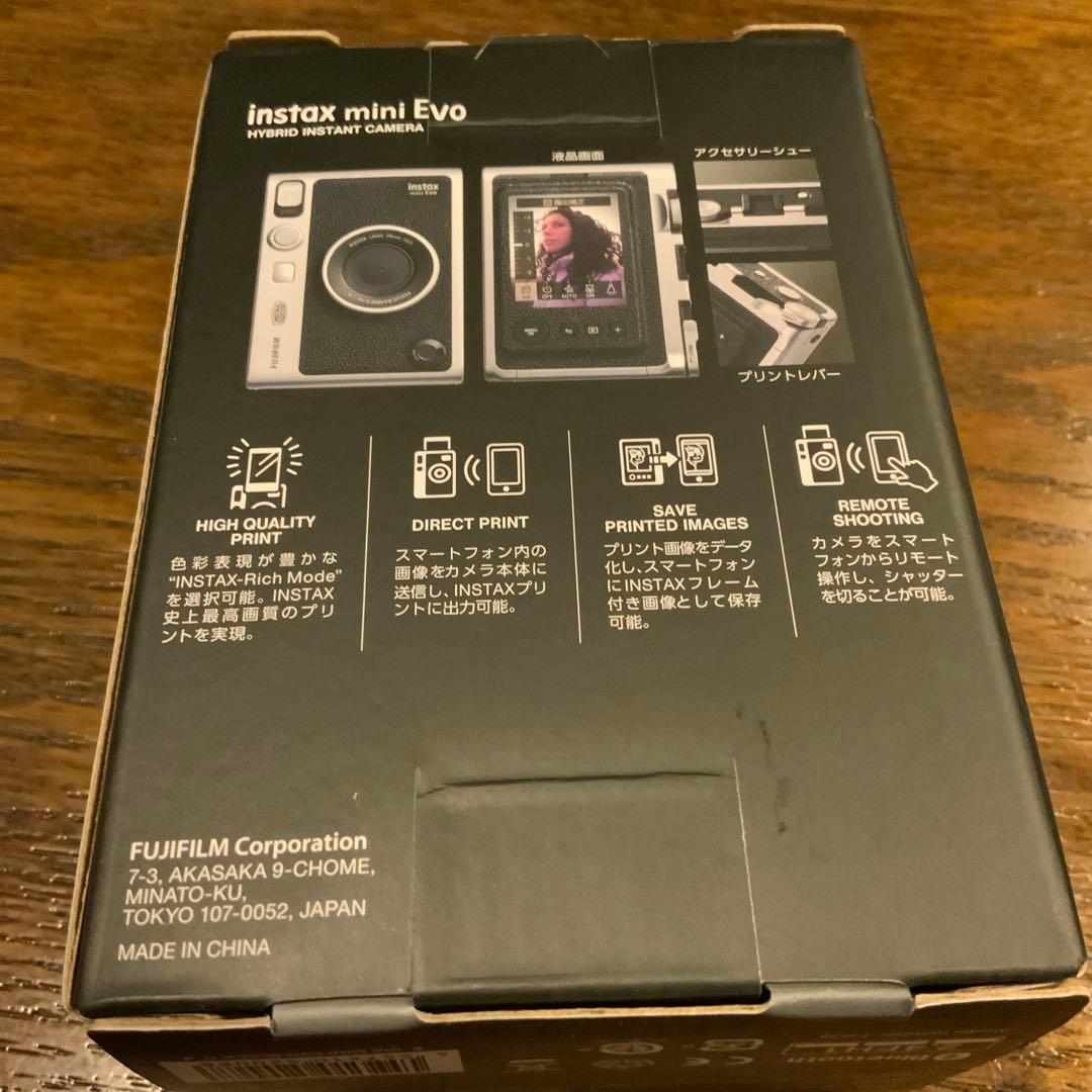 FUJIFILM instax mini Evo ブラック　新品未開封　 即発送