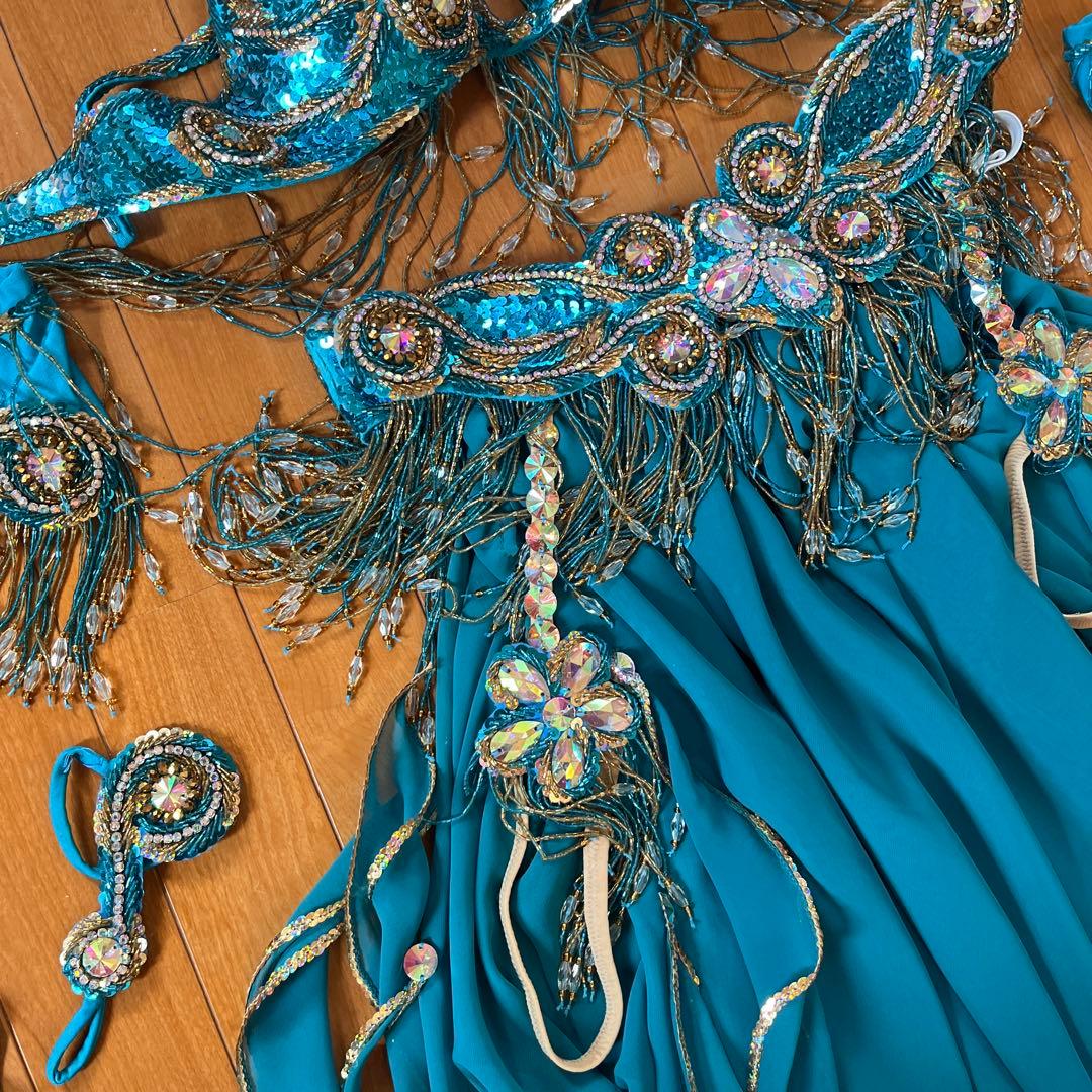 ターコイズ ベリーダンス セットアップ