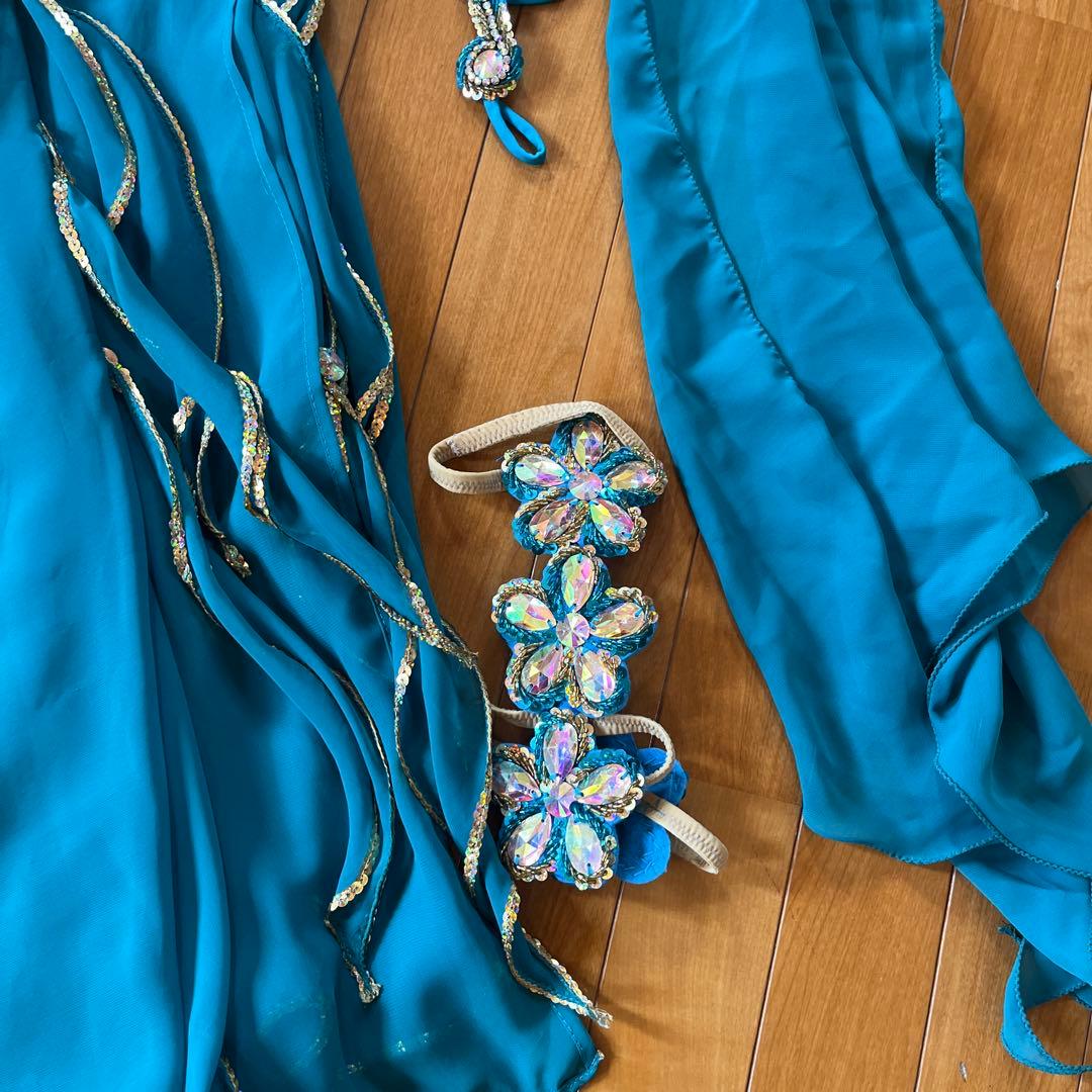 ターコイズ ベリーダンス セットアップ