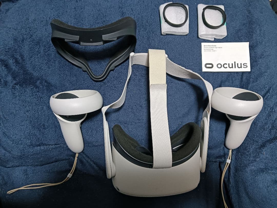 (VR)  Quest2 64GB 交換用クッション・度付きレンズ付