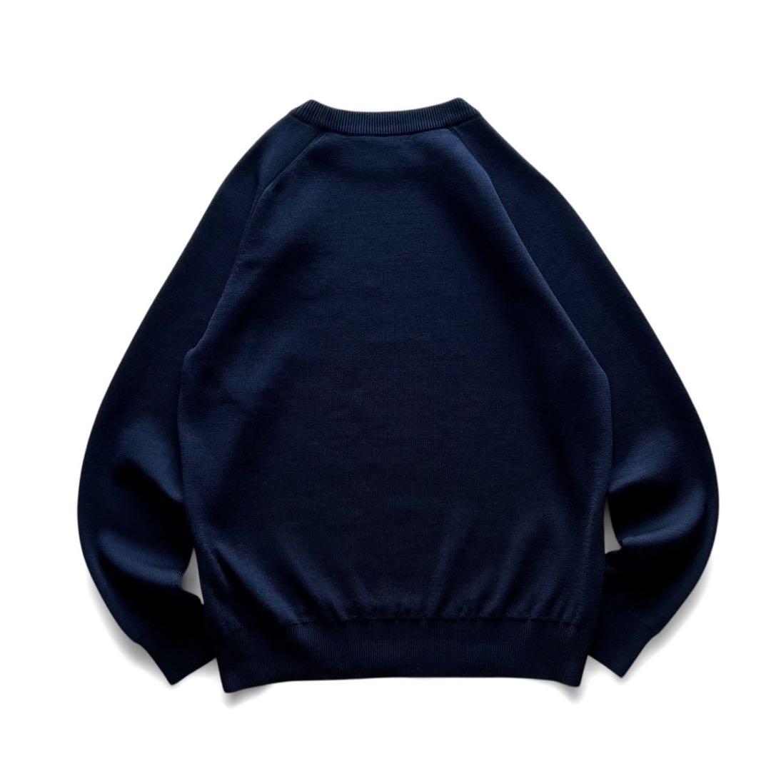 【美品】SLOANE/12Gダブルフェイス天竺クルーネック/ネイビー